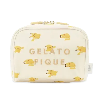 GELATO PIQUE x Pokemon All-Over Pattern Pouch "Yellow"