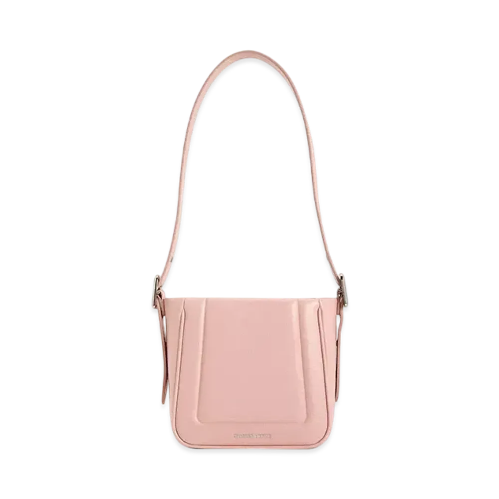 CHARLES & KEITH Petra Boxy Bucket Bag "Pink"