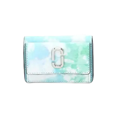 Marc Jacobs The Snapshot Tie Dye Mini Trifold "Blue Multi"