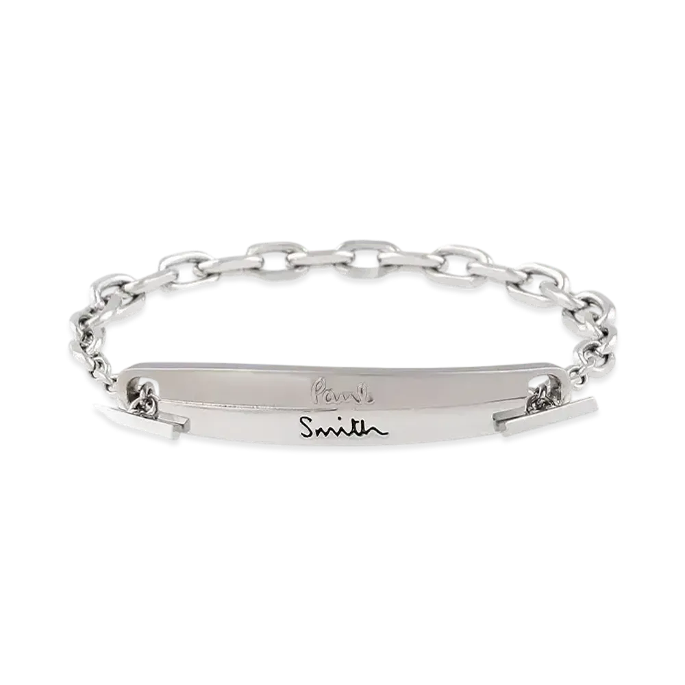 Paul Smith Double Ring Motif Bracelet "Silver"