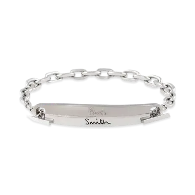 Paul Smith Double Ring Motif Bracelet "Silver"