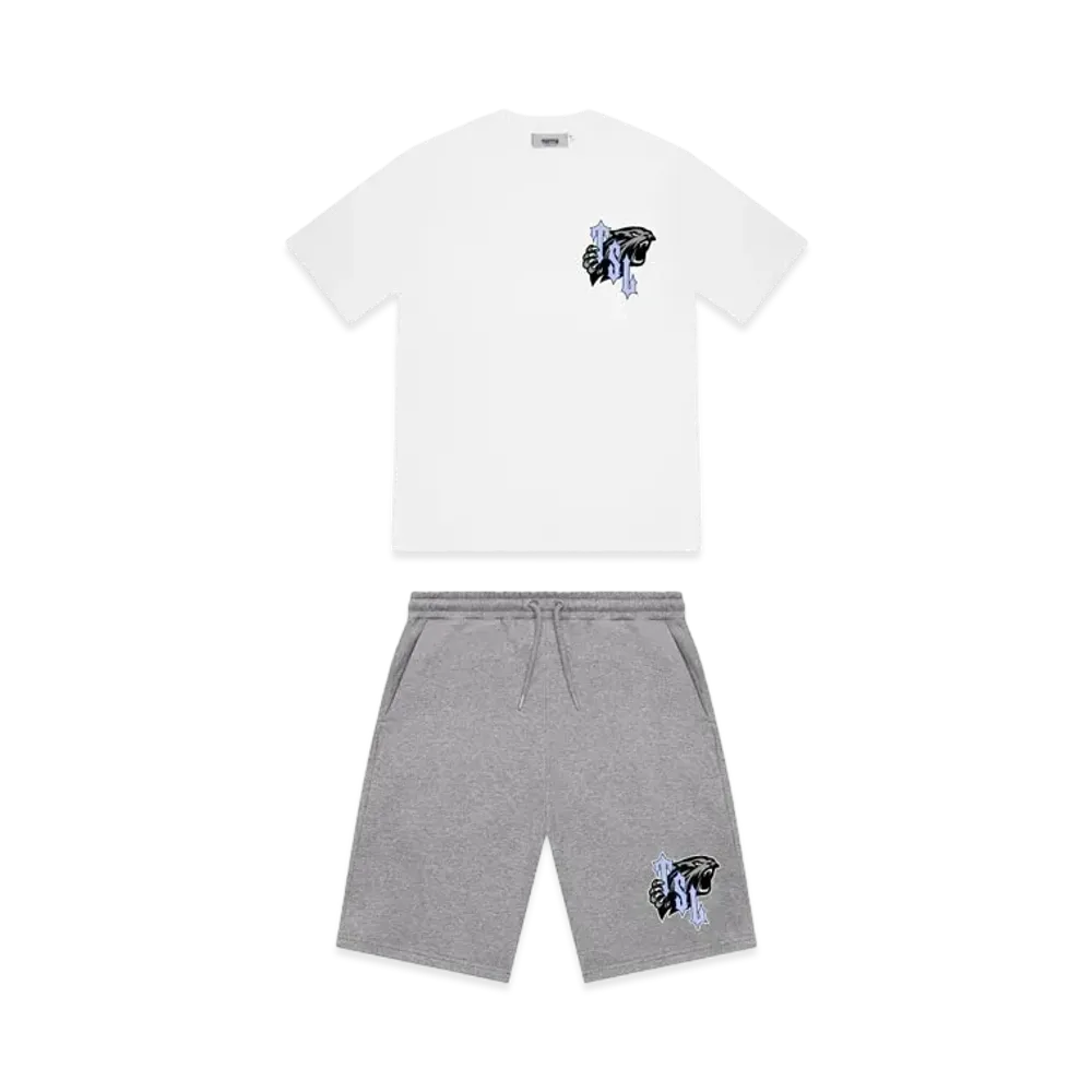 TRAPSTAR Shooters TSL Shorts Set "White/Grey"