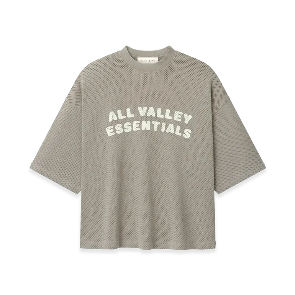FEAR OF GOD ESSENTIALS Sport Mesh Merch Tee Boxy Fit "Seal"