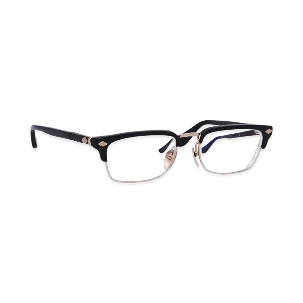 Chrome Hearts 53 19-147 TIMMMMBR II Sunglasses "Black/Gold"