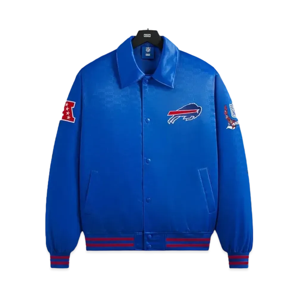 Kith x the NFL: Bills Satin Bomber Jacket "Cyclone"