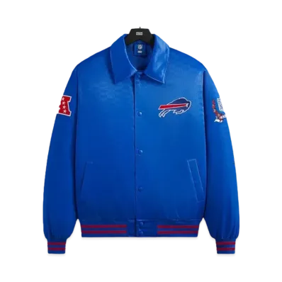 Kith x the NFL: Bills Satin Bomber Jacket "Cyclone"