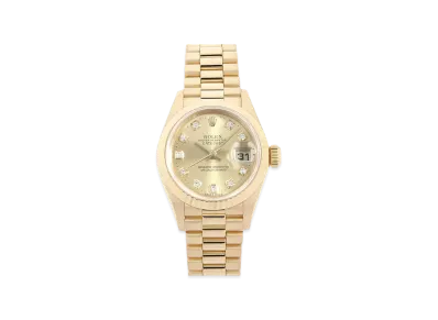 ROLEX Datejust 10P Diamonds "Champagne/Yellow Gold" 79178G