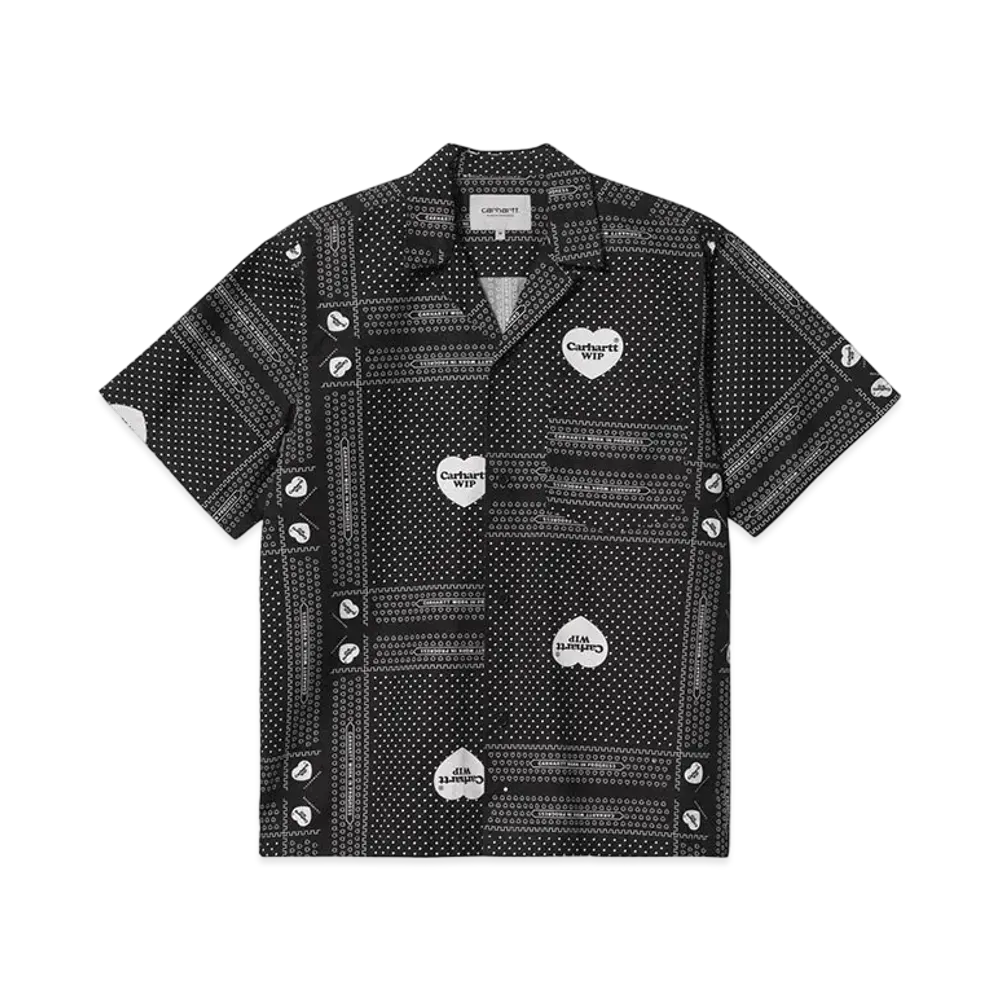 Carhartt S/S Heart Bandana Shirt "Black"