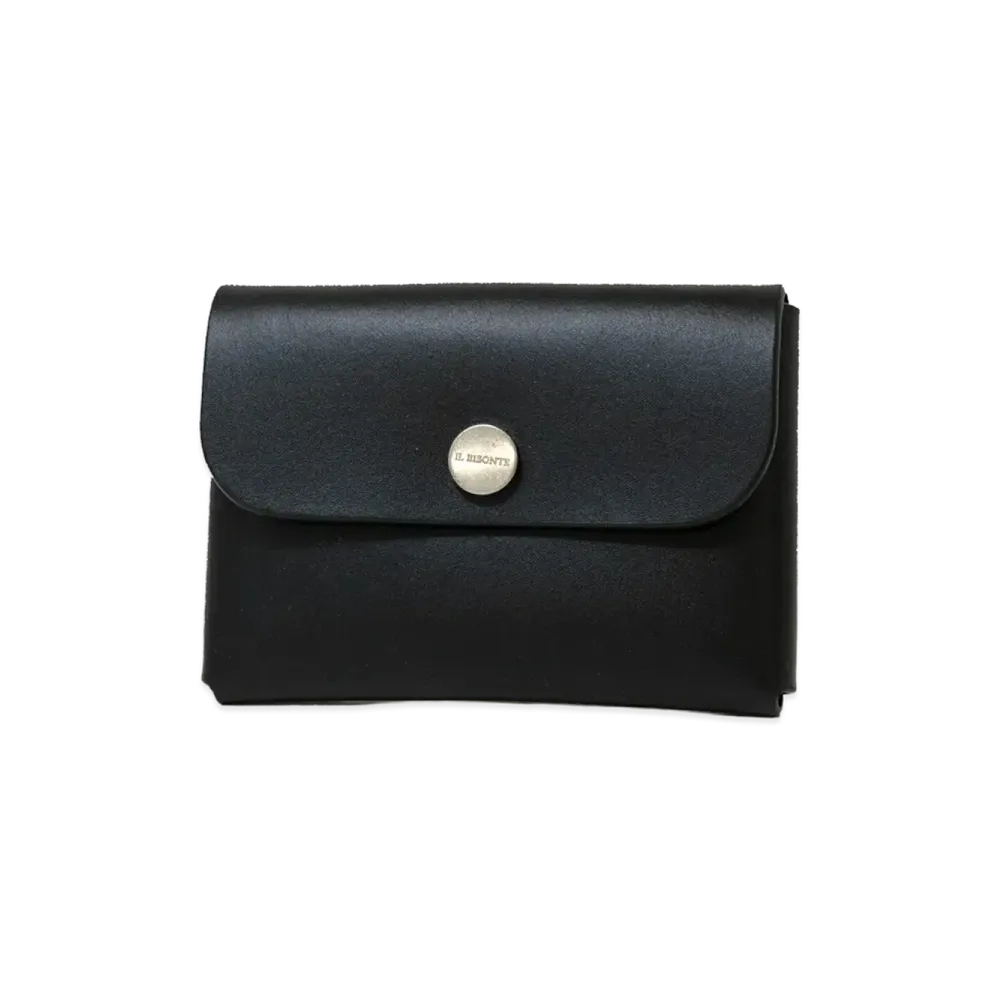 IL BISONTE Women's Coin Case "Black"