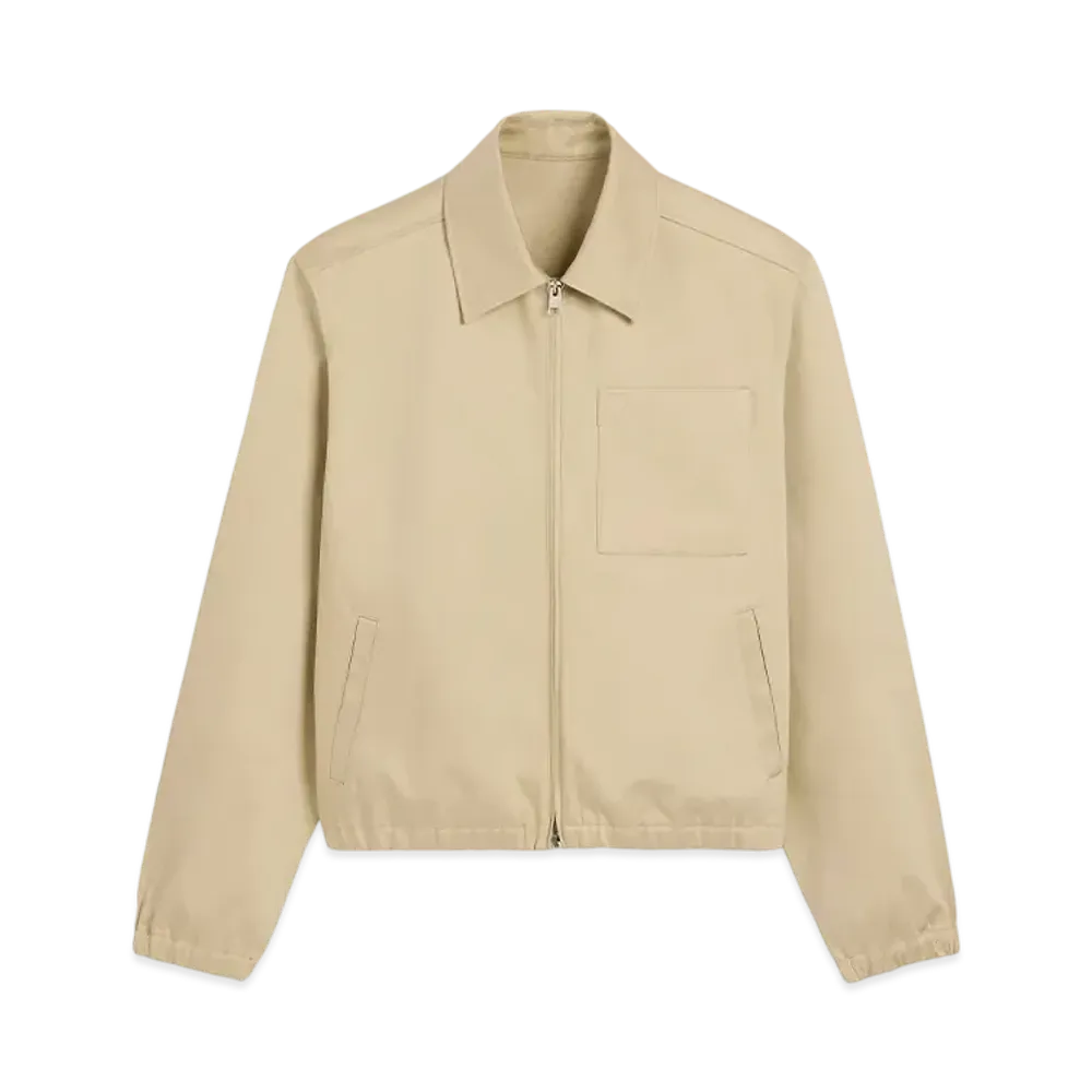 AMI PARIS Amidou Cool Zip Jacket "Gingembre"