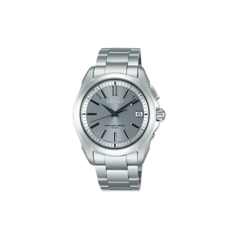 SEIKO Brights Solar Radio Chronograph "Silver" SAGZ053