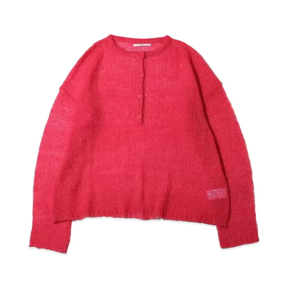 atmos pink Scacia Mimohair Fuu Knit Pullover "Pink"