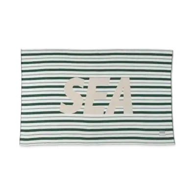 WIND AND SEA x NESTWELL Stripe Blanket "Green/Sage"