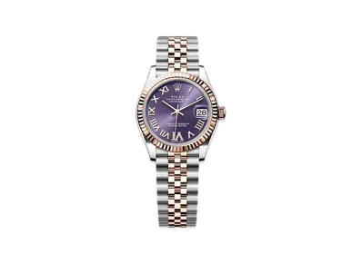 ROLEX Datejust 31mm Oystersteel & Everose Gold 278271 "Aubergine"