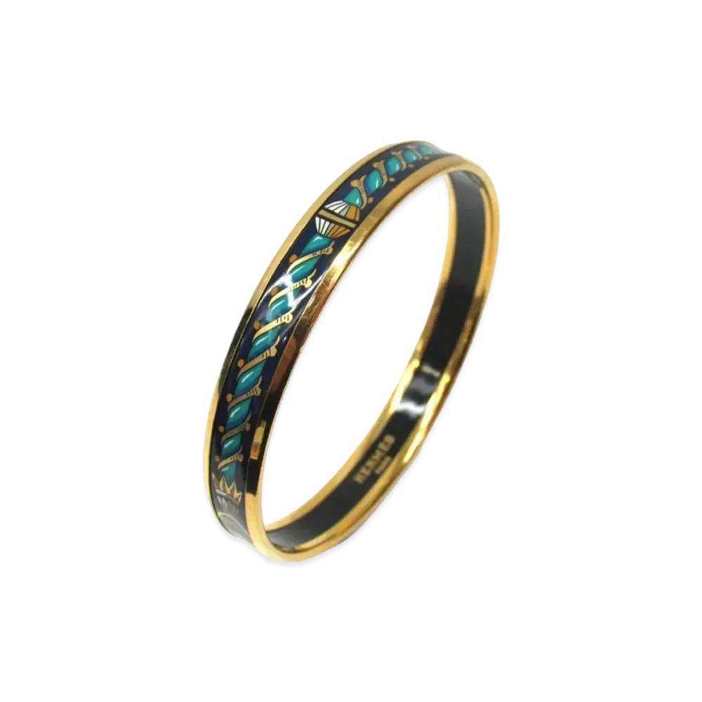 HERMES Email PM Bangle Bracelet "Multicolor"