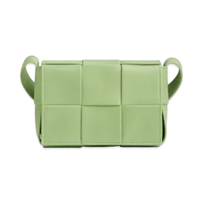 Bottega Veneta Candy Cassette Crossbody Bag "Light Green"