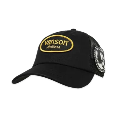 Supreme x HYSTERIC GLAMOUR Vanson Leather Mesh Back 6-Panel "Black"