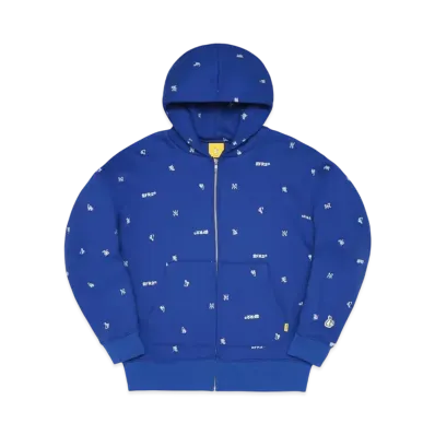 FR2 Full Pattern Icon Logo Zipup Hoodie "Blue"