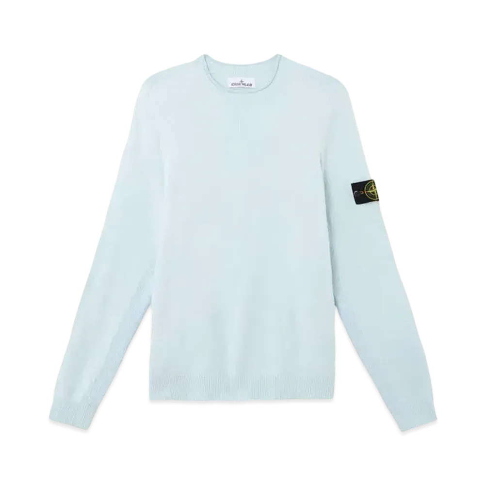 Stone Island 5100005 Gauzed Effect Soft Organic Cotton And Nylon "Sky Blue"