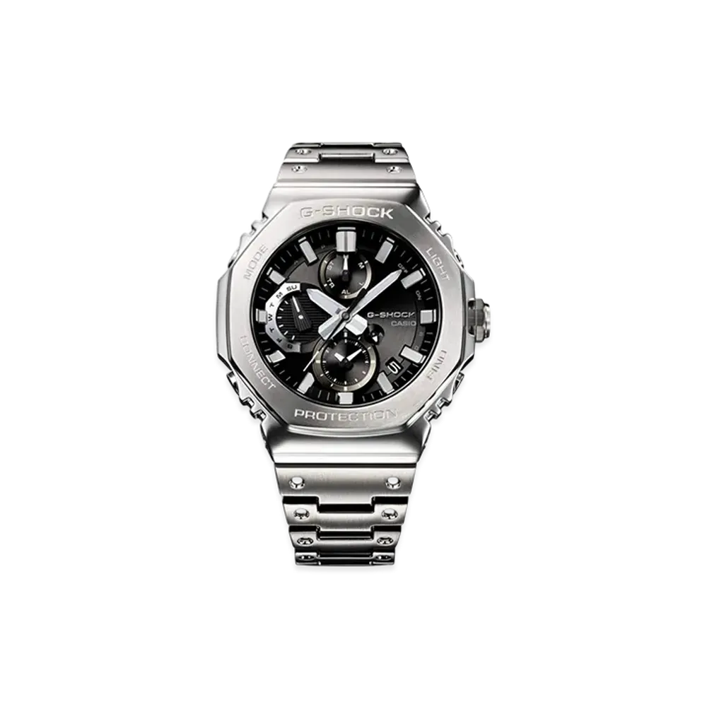 Casio G-Shock GMc-B2100 Mobile Link Full Metal Chrono M Watch "Silver"