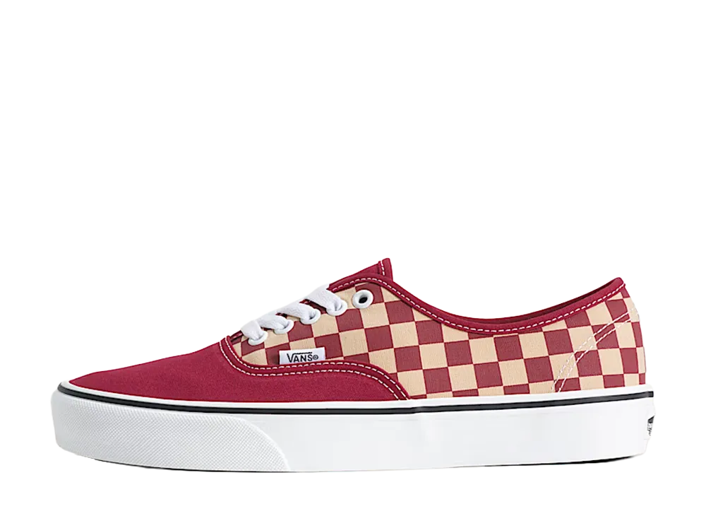 Vans Authentic Checkerboard "Burgundy Purple/Gold"