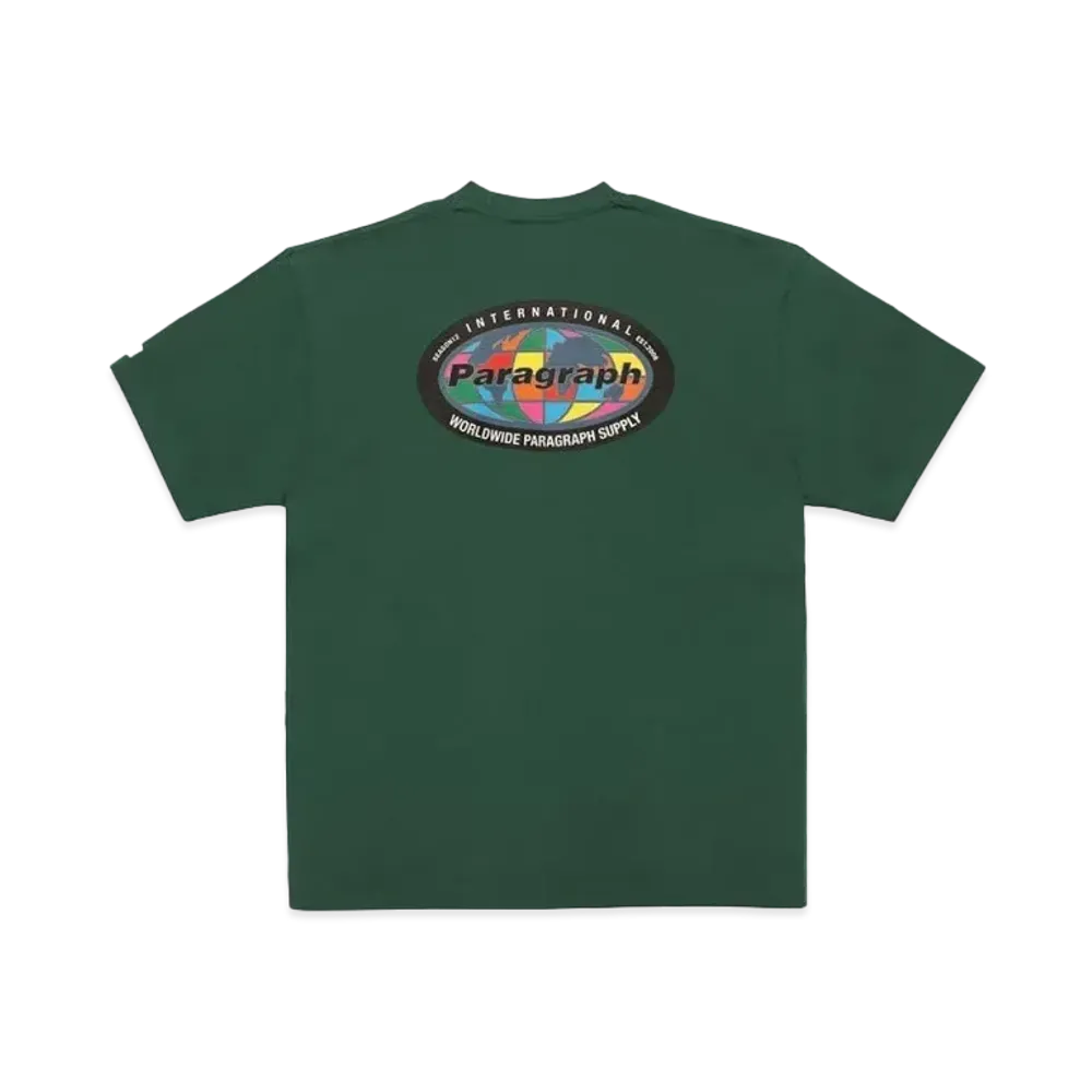 Paragraph Colorful Earth Logo T Shirt "Green"