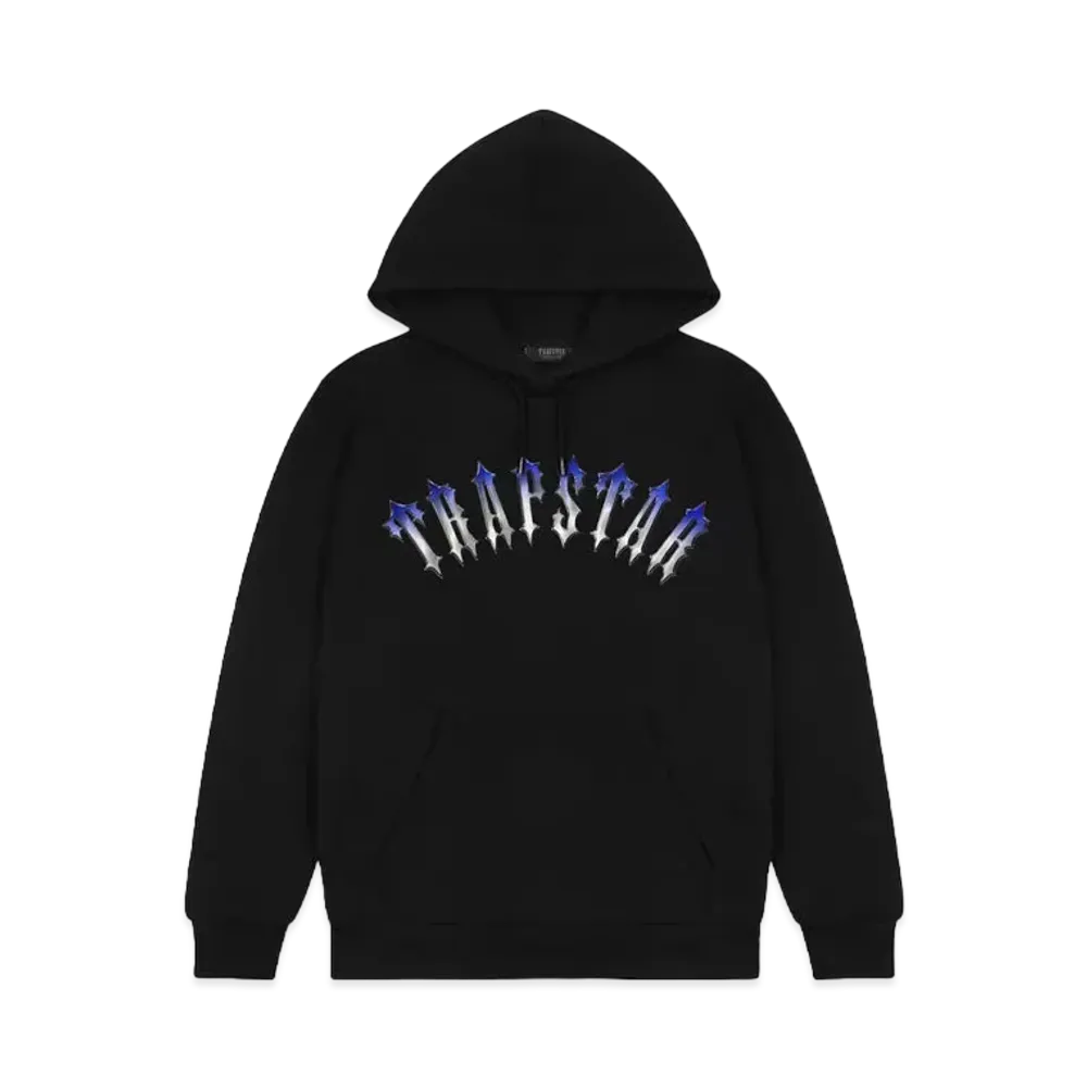 TRAPSTAR Liquid Ice Arch Hoodie "Black"