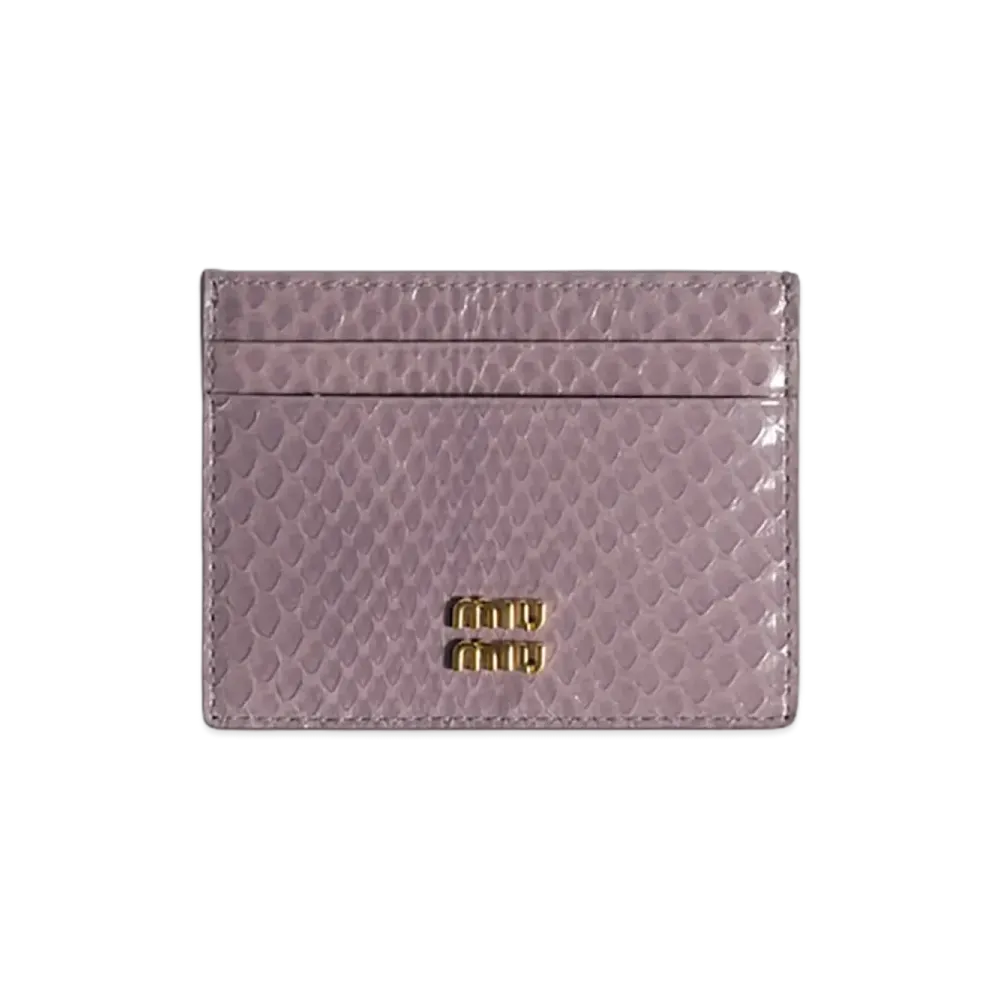 MIU MIU Ayers Card Case "Wisteria Purple"