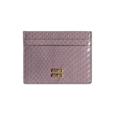 MIU MIU Ayers Card Case "Wisteria Purple"