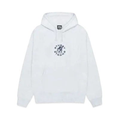 Stussy Strong Mac Hoodie "Ash Heather"