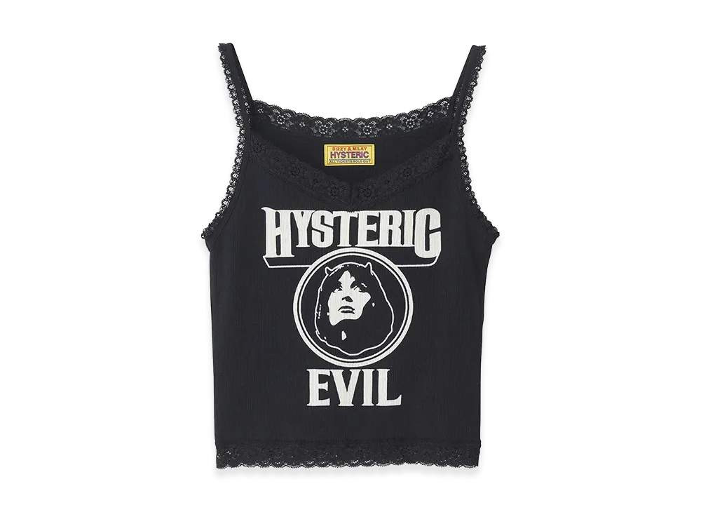 HYSTERIC GLAMOUR Women's Evil Woman Camisole "Black"