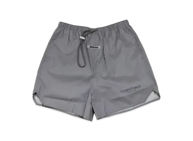 FEAR OF GOD ESSENTIALS Volley Shorts "Silver Reflective"