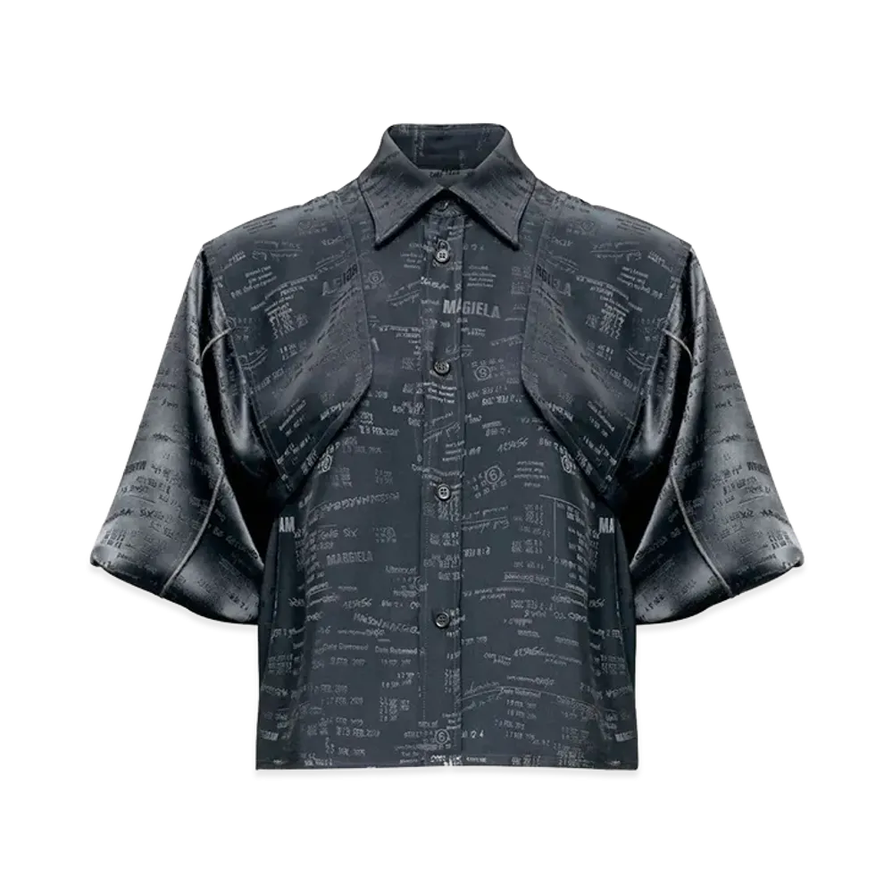MM6 Maison Margiela Women's Shirts "Black"