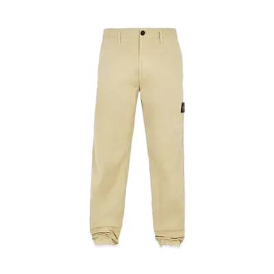 Stone Island 30310 STRETCH COTTON GABARDINE_REGULAR FIT "Ibory"