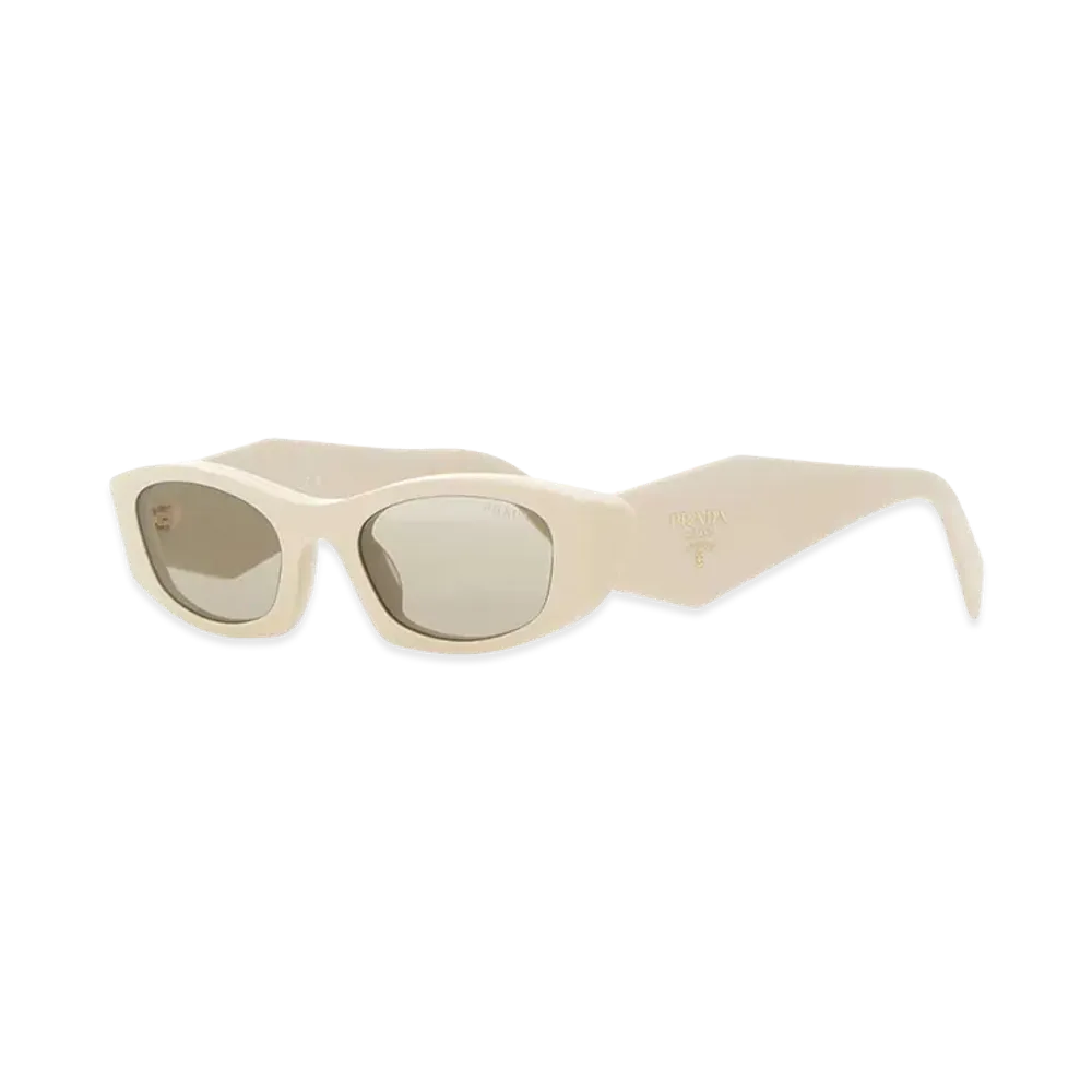 PRADA Women's Chalk Acetate Sunglasses "White"