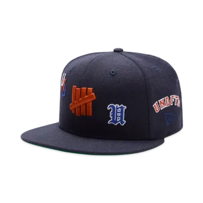 UNDEFEATED x New Era All Over Fitted "Navy"