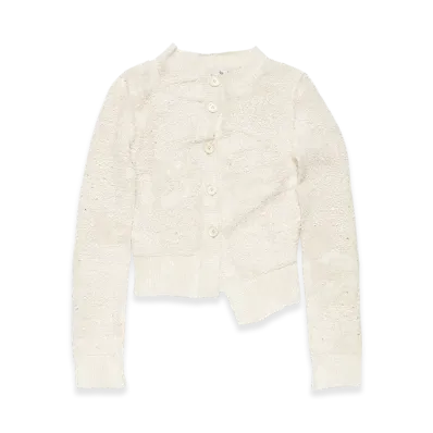 Acne Studios Cardigan Asymmetric Buttonup "Off White"