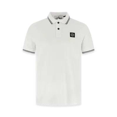 Stone Island 2200007 Polo Logo Patch "White"