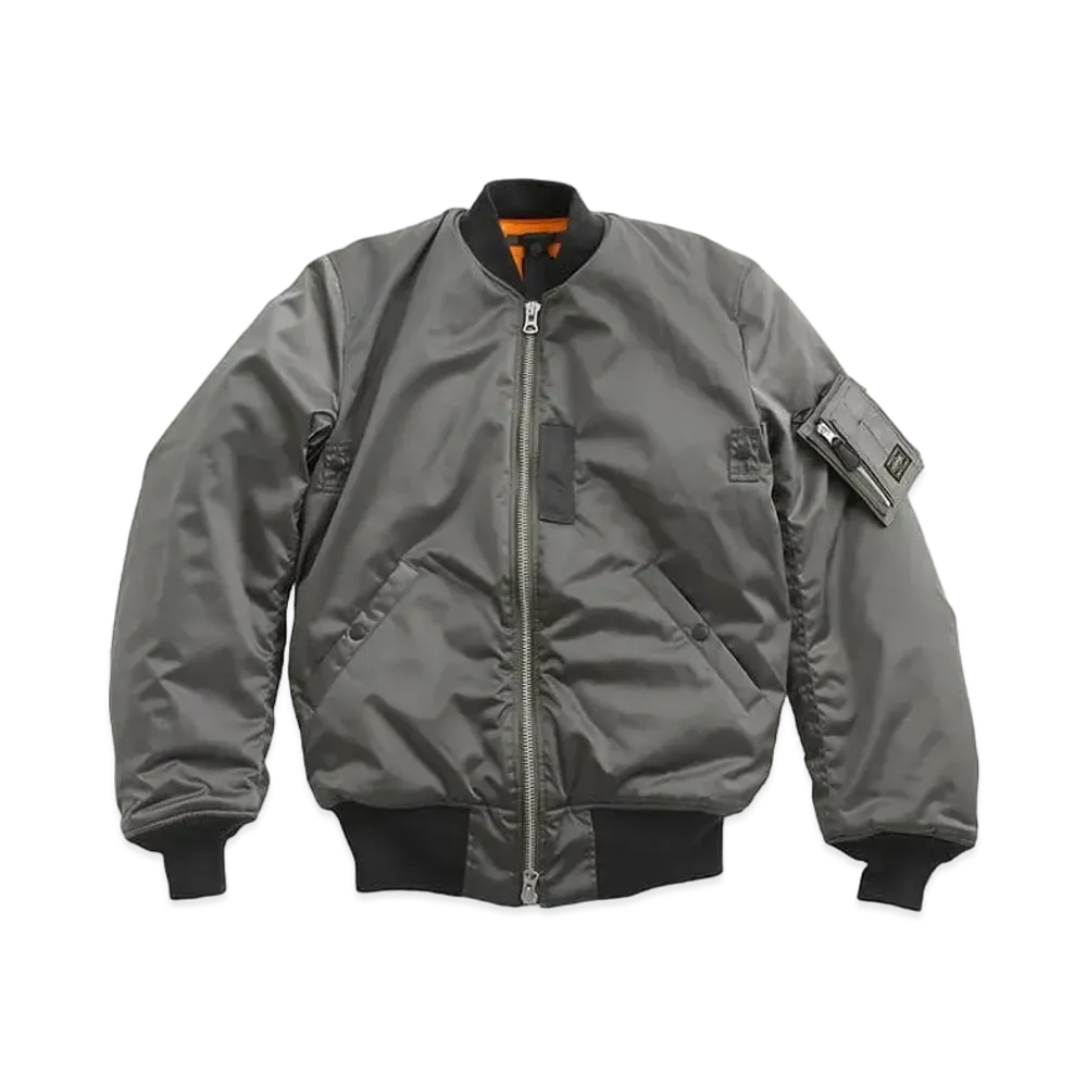 PORTER TANKER x Buzz Rickson’s MA-1&Wallet "Silver Gray"
