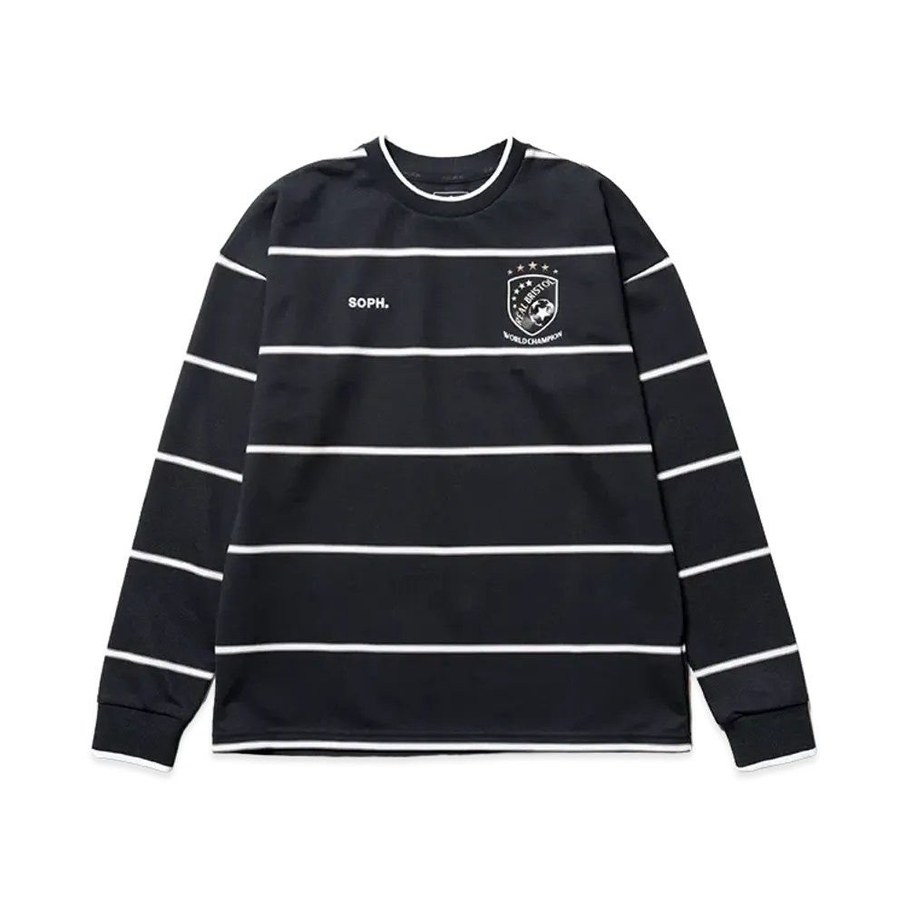F.C.Real Bristol Champions Border L/S Game Shirt "Black"