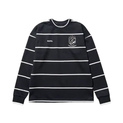 F.C.Real Bristol Champions Border L/S Game Shirt "Black"
