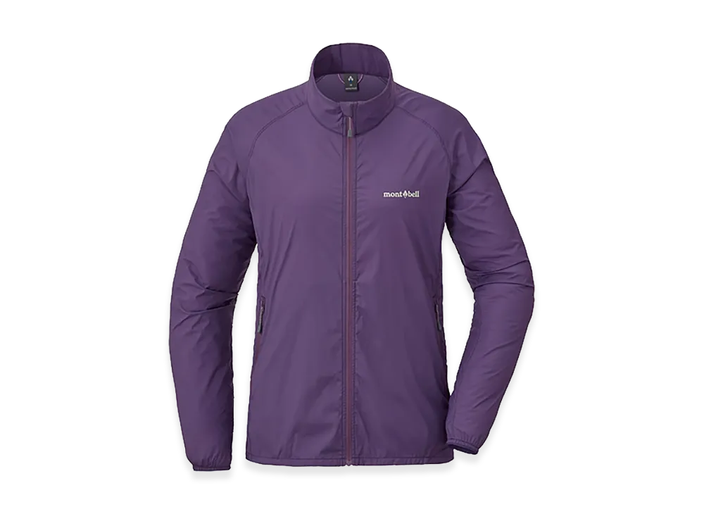 mont-bell Women's U.L. Stretch Wind Jacket "Purple"