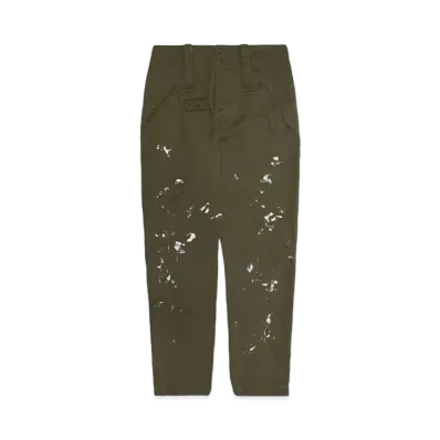 KATHARINE HAMNETT ORGANIC COTTON MIRITARY PANTS "OLIVE"