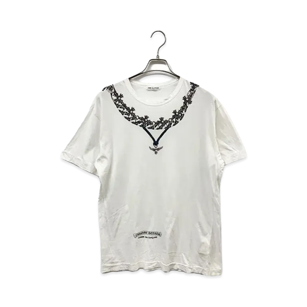 Chrome Hearts x COMME des GARÇONS Foti Mahalia Print T-Shirt "White"