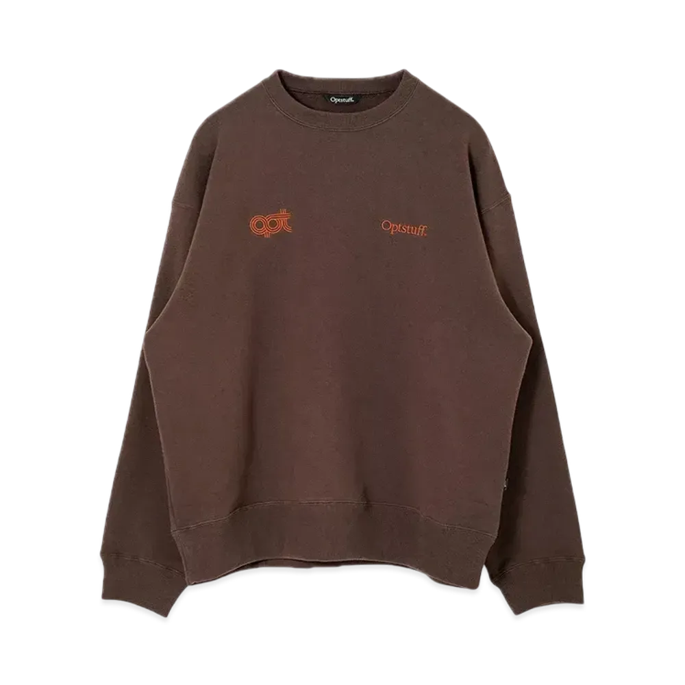 Optstuff Crewneck Sweat Shirt "Brown"