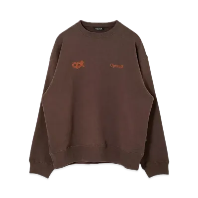 Optstuff Crewneck Sweat Shirt "Brown"