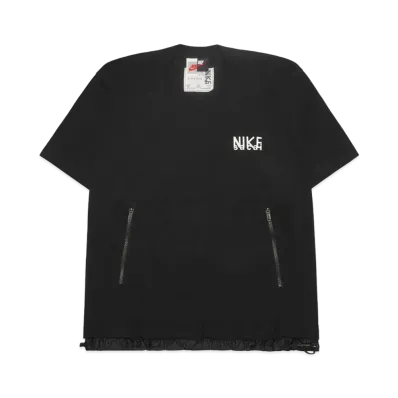 Nike x sacai Short Sleeve Top "Black"