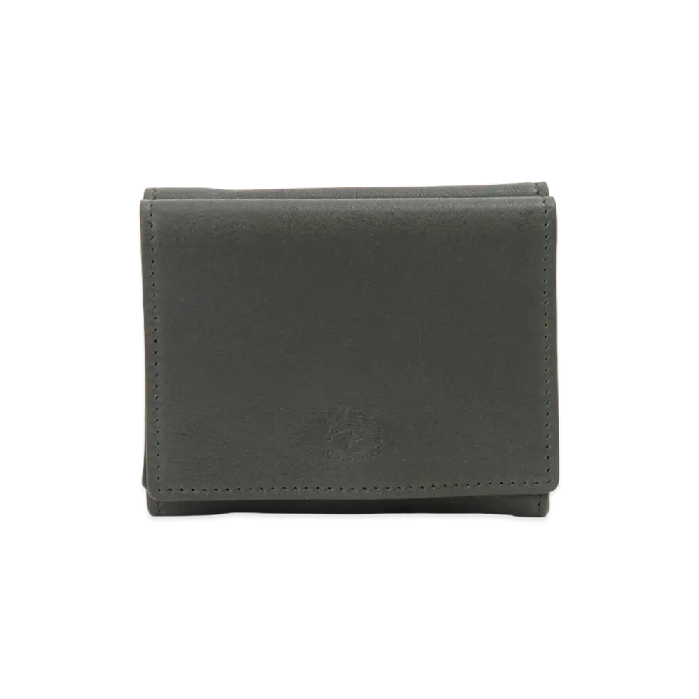 IL BISONTE Trifold Wallet "Bosco Green"