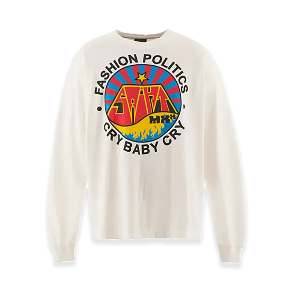 SAINT Mxxxxxx LS Tee Fashion Politics "White"