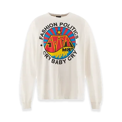 SAINT Mxxxxxx LS Tee Fashion Politics "White"